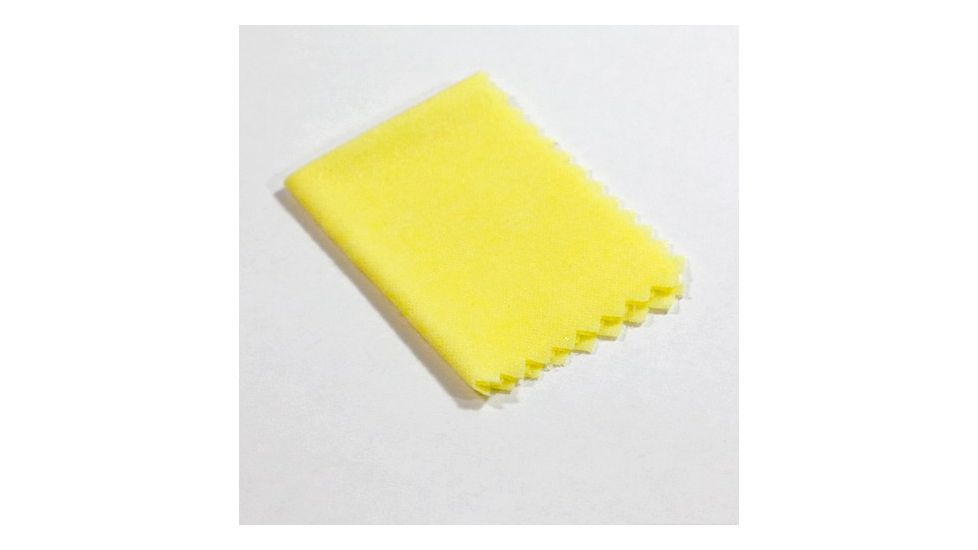 J. Dewey GC-2  4" x 6" Silicone Wiping Cloth, Yellow, n/a GC-2