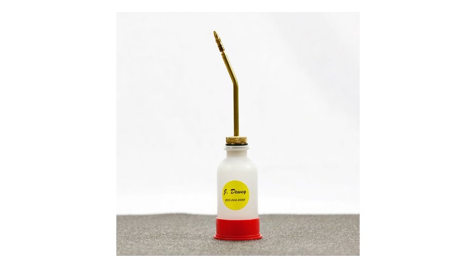 J. Dewey O-1  Ultimate Oiler 1oz. 2-1/2in. Brass stem o/c valve, White/Red, n/a O-1