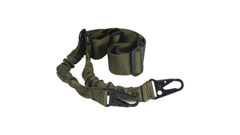 JE Machine Tech 2 Point Bungee Sling, OD Green, TS-SL9G