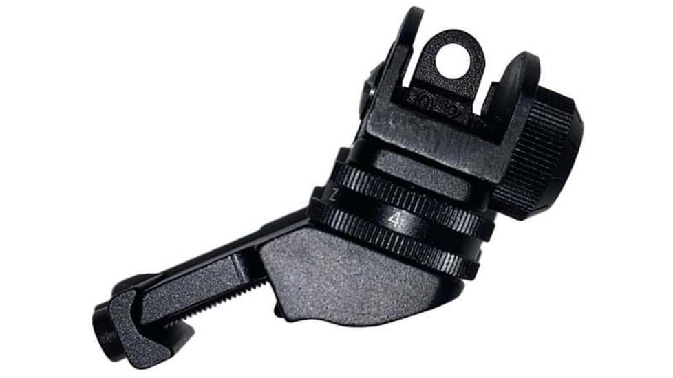 JE Machine Tech 45 Degree Offset Fixed Front and Rear Sight, Black, TS-PS8B-AL