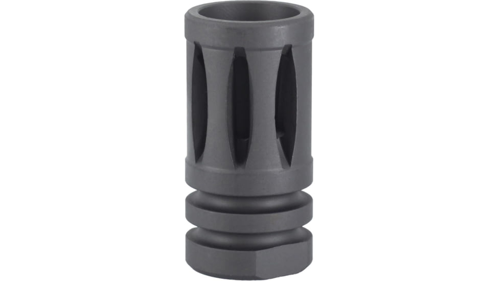 JE Machine Tech A2 5.56/.223 Birdcage Flash Hider w/ Crush Washer, Black, TS-FH2B