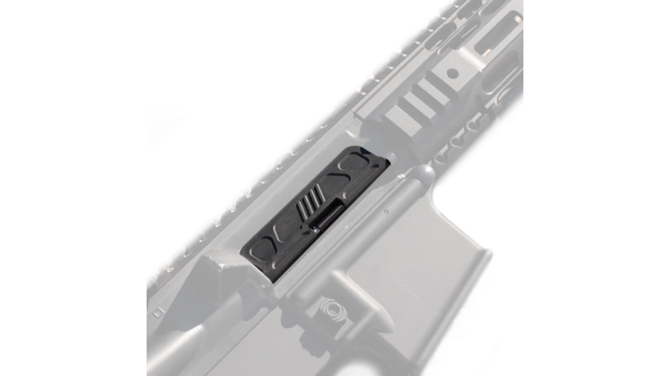 JE Machine Tech AR-15 .223/5.56 QD Lightweight Dust Cover, Black, PS-DC4B