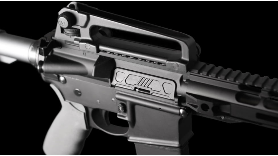 JE Machine Tech AR-15 .223/5.56 QD Lightweight Dust Cover, Black, PS-DC4B