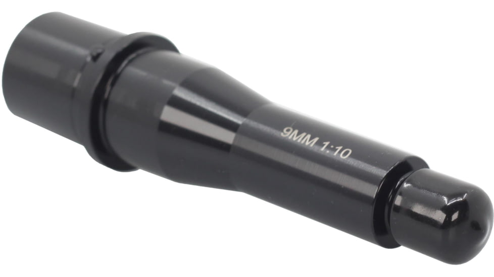 JE Machine Tech AR-15 9mm Threaded Pistol Barrel, 4.5in, 1-10 Twist, Direct Blowback, 1/2x36, 4150 CrMoV Steel, Nitride, Black, PS-BAL23
