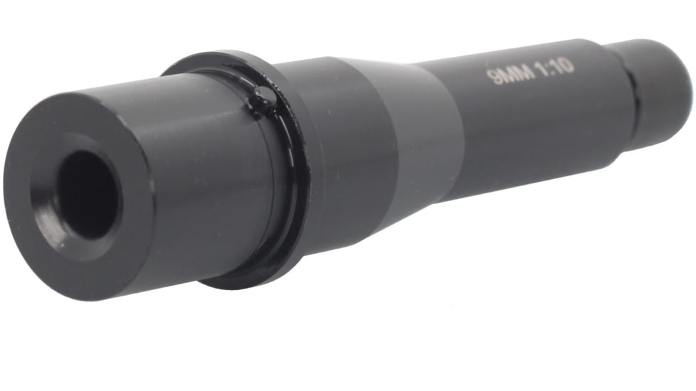 JE Machine Tech AR-15 9mm Threaded Pistol Barrel, 4.5in, 1-10 Twist, Direct Blowback, 1/2x36, 4150 CrMoV Steel, Nitride, Black, PS-BAL23