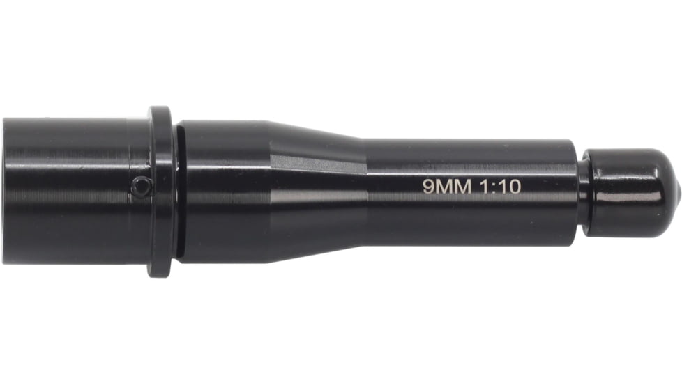 JE Machine Tech AR-15 9mm Threaded Pistol Barrel, 4.5in, 1-10 Twist, Direct Blowback, 1/2x36, 4150 CrMoV Steel, Nitride, Black, PS-BAL23