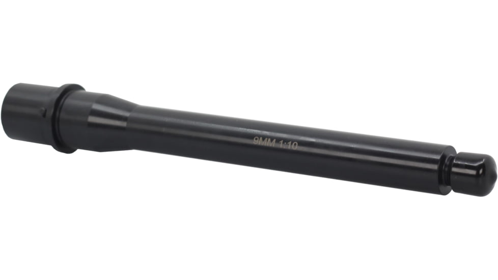 JE Machine Tech AR-15 9mm Threaded Pistol Barrel, 8.5in, 1-10 Twist, Direct Blowback, 1/2x36, 4150 CrMoV Steel, Nitride, Black, PS-BAL24