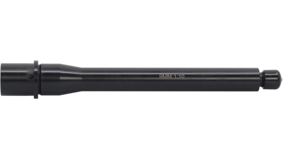 JE Machine Tech AR-15 9mm Threaded Pistol Barrel, 8.5in, 1-10 Twist, Direct Blowback, 1/2x36, 4150 CrMoV Steel, Nitride, Black, PS-BAL24