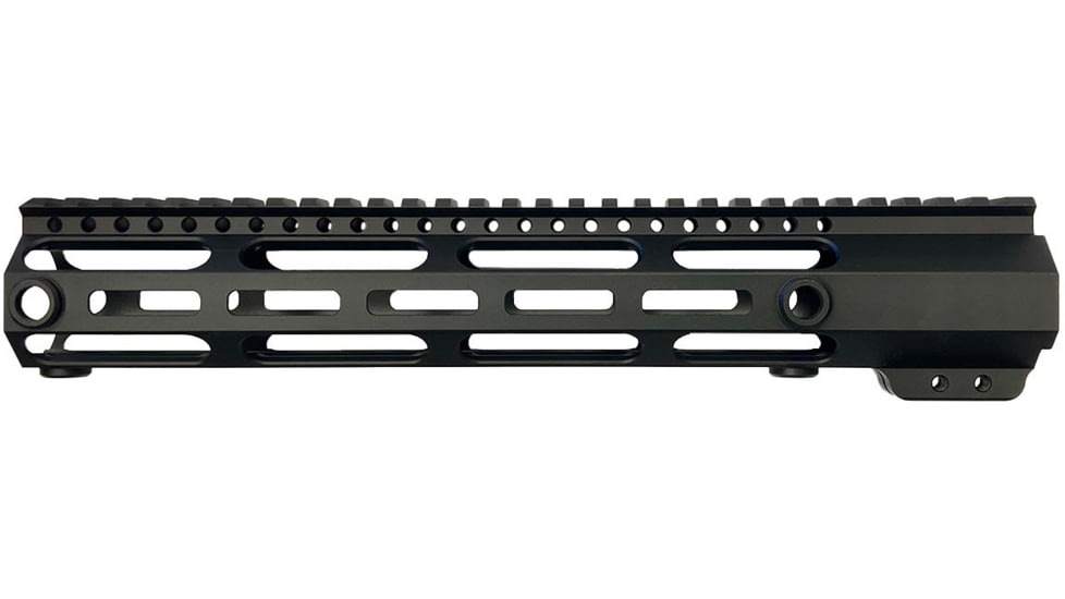 JE Machine Tech AR-15 M-Lok Versatile Free Float Handguard, 12in, Barrel Nut Included, Black, PS-223MLK12IBLK