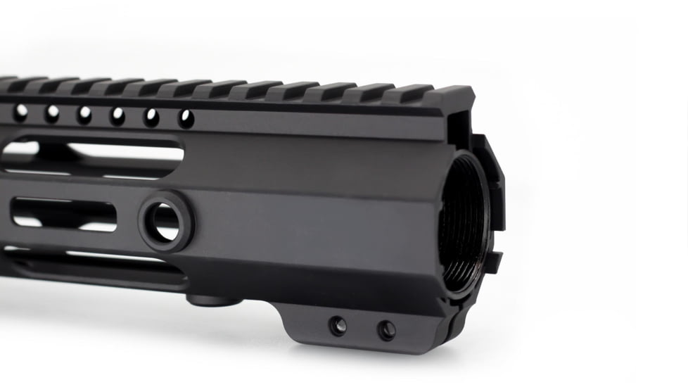 JE Machine Tech AR-15 M-Lok Versatile Free Float Handguard, 15in, Barrel Nut Included, Black, PS-223MLK15IBLK