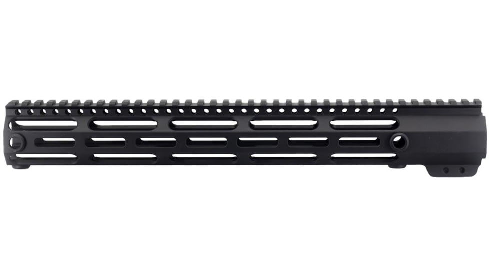 JE Machine Tech AR-15 M-Lok Versatile Free Float Handguard, 15in, Barrel Nut Included, Black, PS-223MLK15IBLK