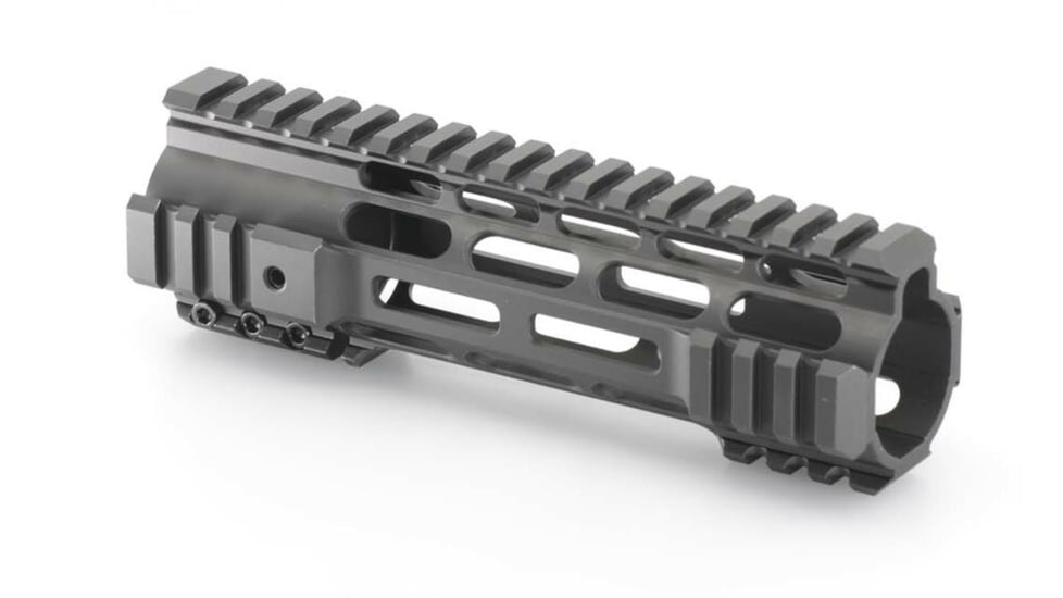 JE Machine Tech AR-15 M-LOK Versatile Free Float Quad Rail Handguard, Black, 7 In, PS-223MLK7HBLK