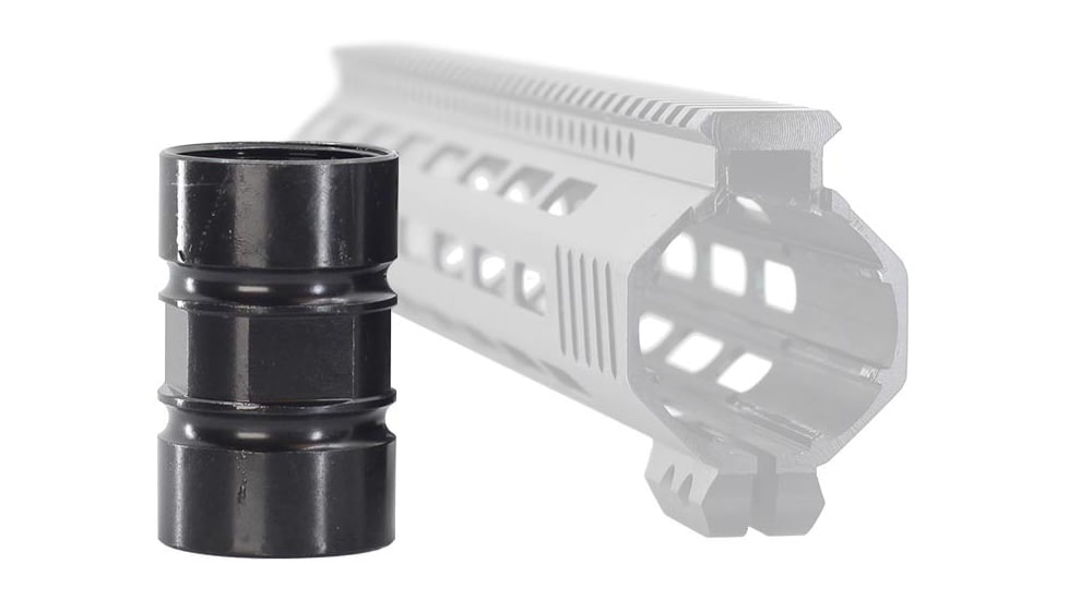 JE Machine Tech AR-15 Ultra-Lightweight Minimalist Full Top Rail Handguard, 15in, Black, PS-223MLK15KBLK-F