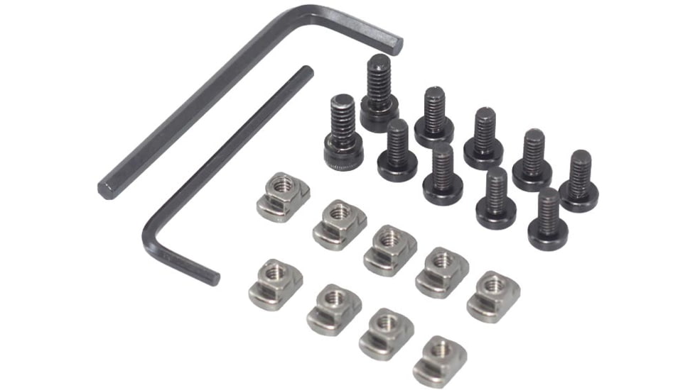 JE Machine Tech AR-15 Ultra-Lightweight Minimalist Full Top Rail Handguard, 15in, Black, PS-223MLK15KBLK-F