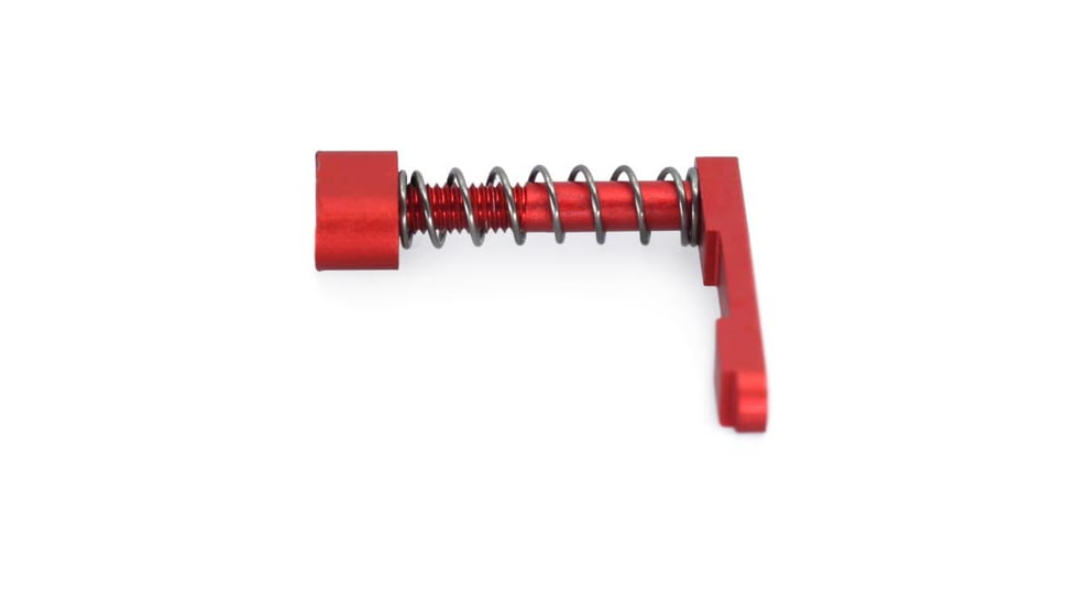 JE Machine Tech AR Magazine Release Assembly, Red, TS-ARMRA2R