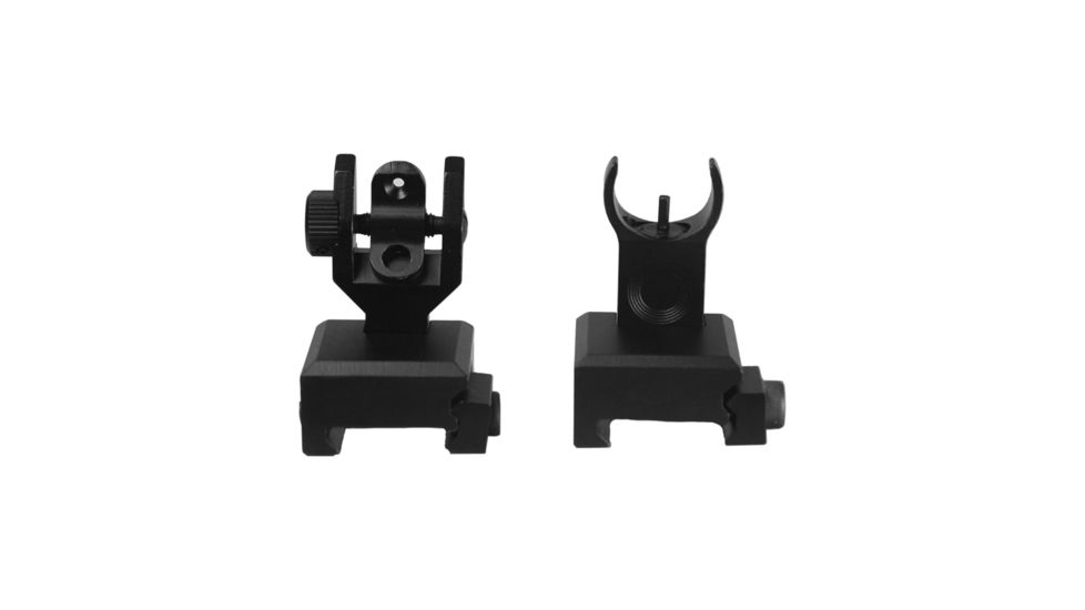 USED JE Machine Tech Top Mounted Deployable Front and Rear Sight, Black, TS-PS24B, EDEMO1