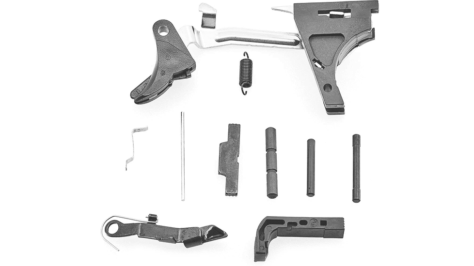 JE Machine Tech Lower Parts Kit, Glock 19 Gen 1-3, Black, TS-LPKG19