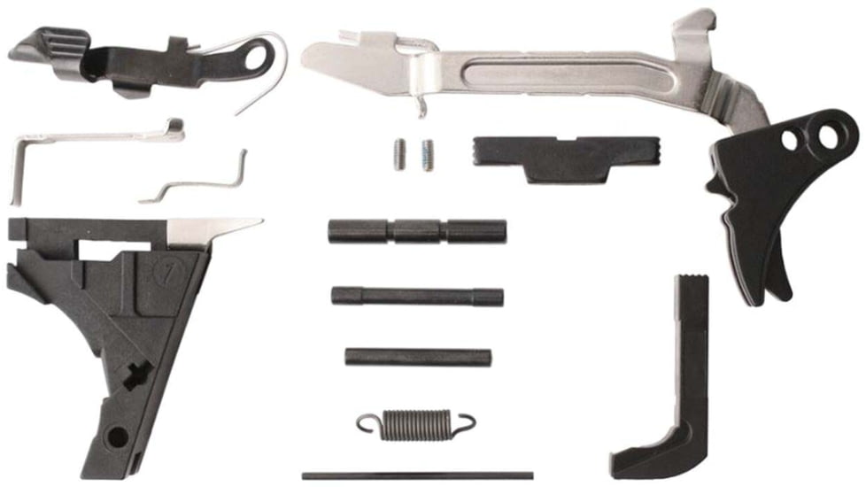 JE Machine Tech Lower Parts Kit, Glock 26 Gen 3, Black, TS-LPKG26