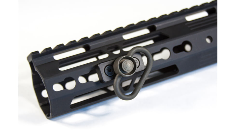 JE Machine Tech Quick Detach Sling Adapter w/QD Swivel, Keymod, Black, TS-QD4