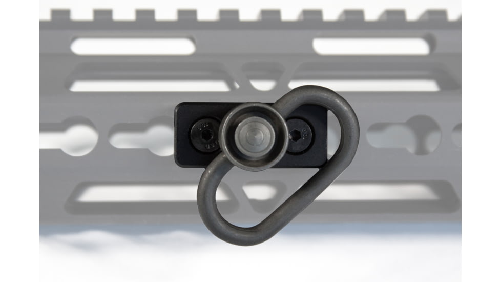 JE Machine Tech Quick Detach Sling Adapter w/QD Swivel, Keymod, Black, TS-QD4