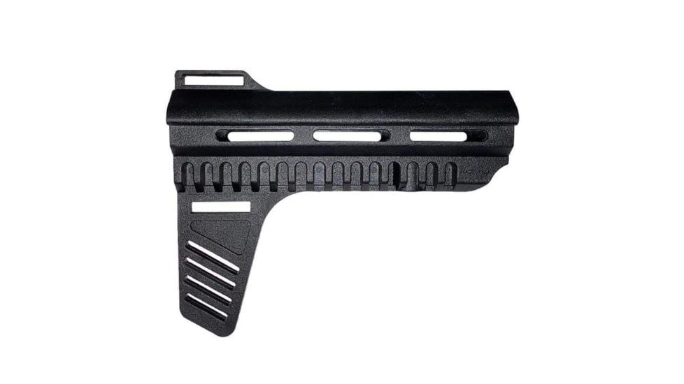 JE Machine Tech Skeletonized Pistol Brace, AR-15, Black, PS-ST27B