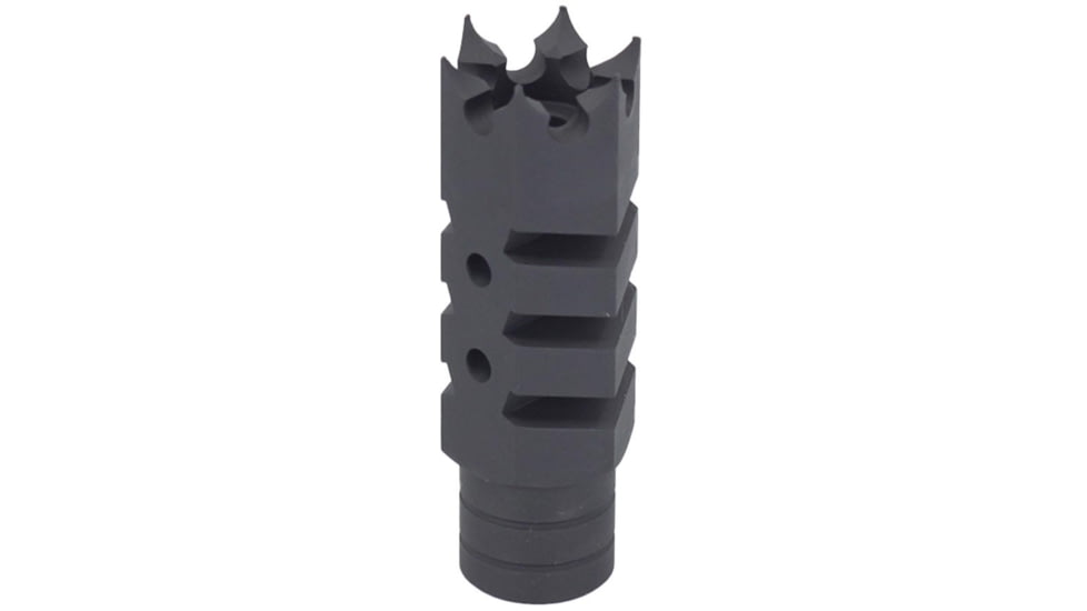 JE Machine Tech Standoff Muzzle Brake w/ Crush Washer, .223/5.56 Caliber, Black, TS-MZ22B