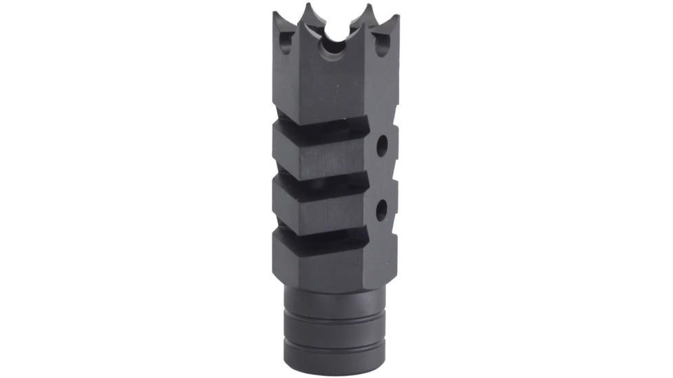 JE Machine Tech Standoff Muzzle Brake w/ Crush Washer, .308 Caliber, BLack, PS-MZ23B