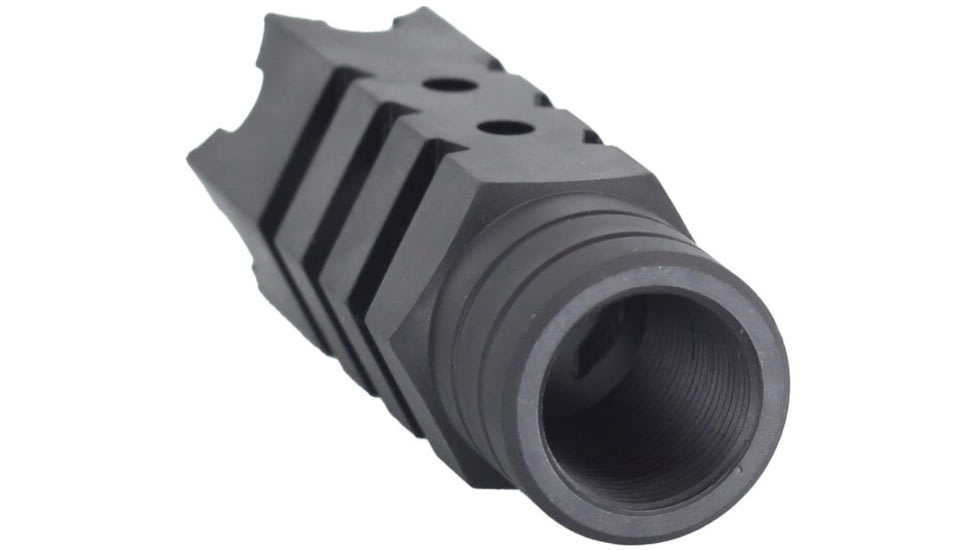 JE Machine Tech Standoff Muzzle Brake w/ Crush Washer, .308 Caliber, BLack, PS-MZ23B