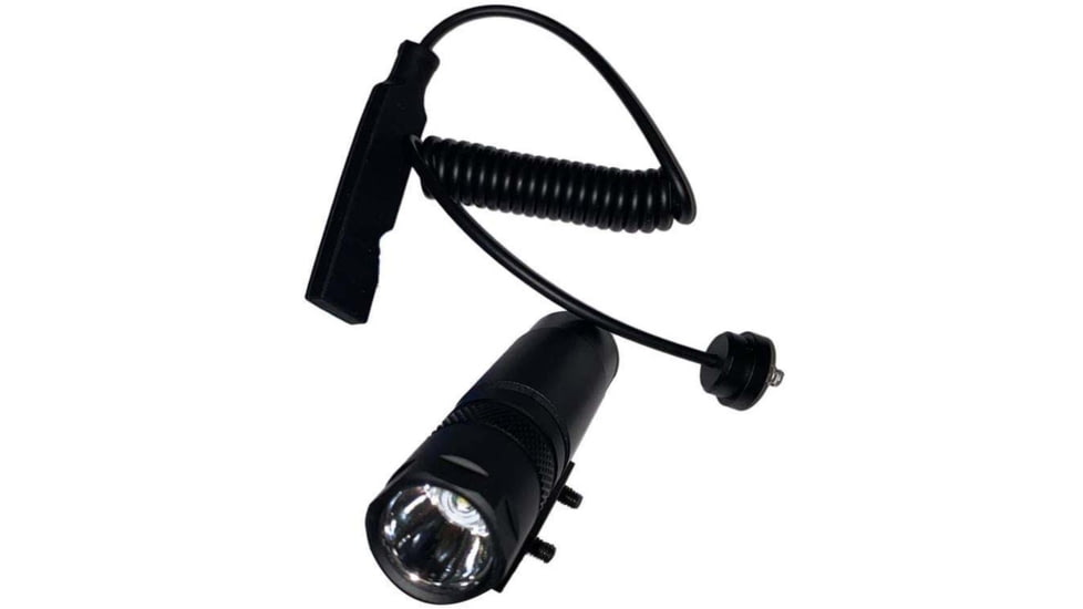 JE Machine Tech Tactical LED Weapon Light, 260 Lumens, Picatinny Rail Mount, Black, TS-FL9B