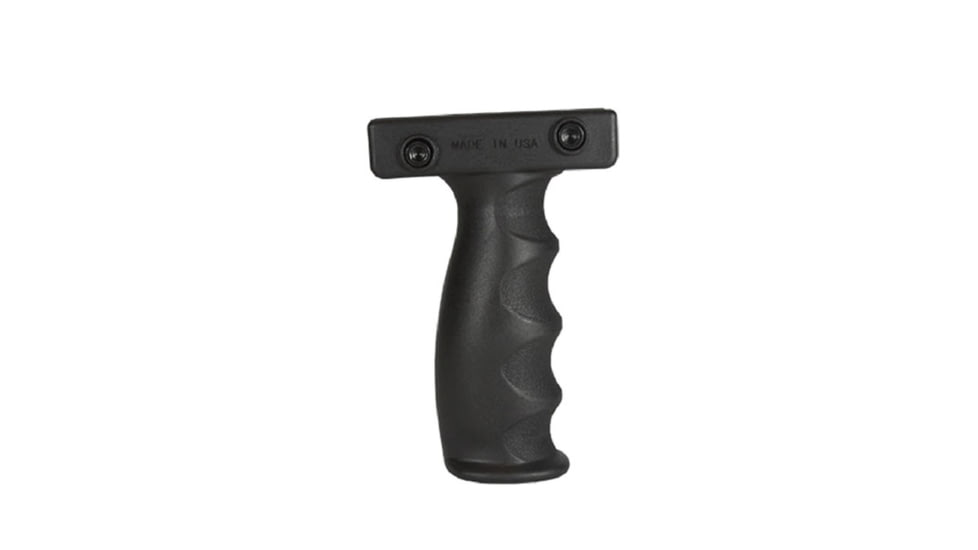 JE Machine Tech Vertical Grip, Glass Filled Nylon 66, Polymer, Black, PS-FG23B
