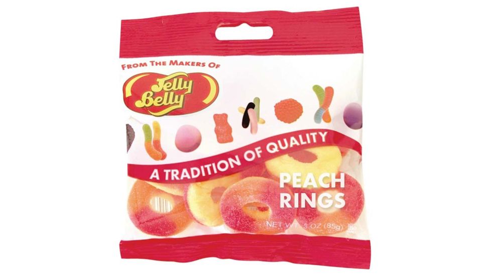 Jelly Belly Peach Rings 3 Oz