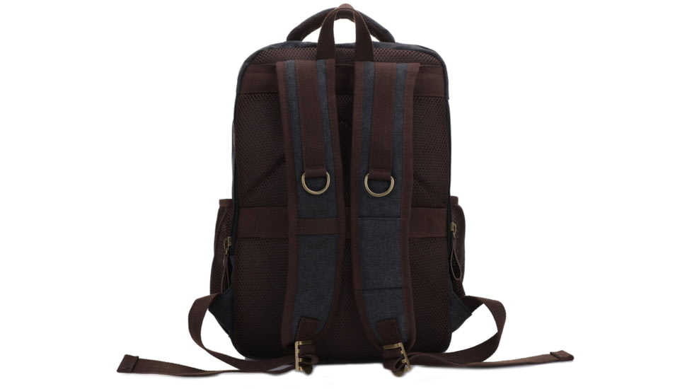 Jessie &amp; James Alpine Canvas Concealed Carry Backpack, Black, SMC52103R1 BK