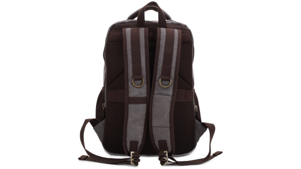 Jessie &amp; James Alpine Canvas Concealed Carry Backpack, Gray, SMC52103R1 GY