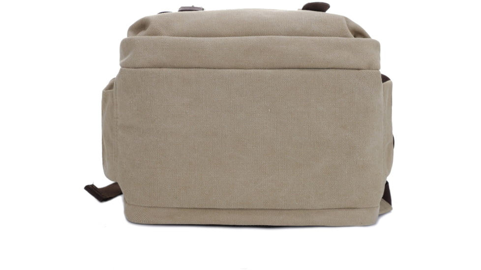 Jessie &amp; James Alpine Canvas Concealed Carry Backpack, Khaki, SMC52103R1 KH