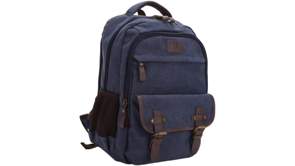 Jessie &amp; James Alpine Canvas Concealed Carry Backpack, Navy, SMC52103R1 NV