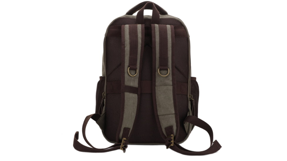 Jessie &amp; James Alpine Canvas Concealed Carry Backpack, Olive, SMC52103R1 OL
