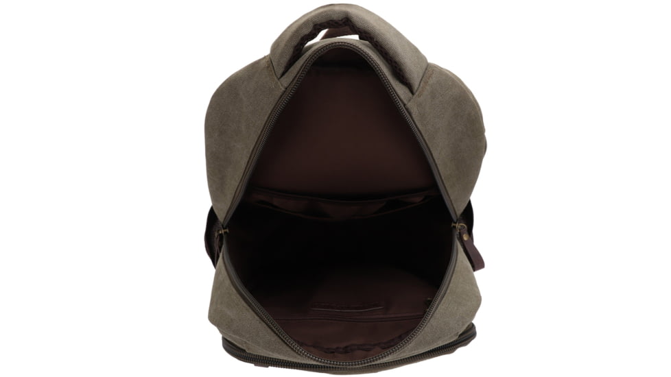Jessie &amp; James Alpine Canvas Concealed Carry Backpack, Olive, SMC52103R1 OL