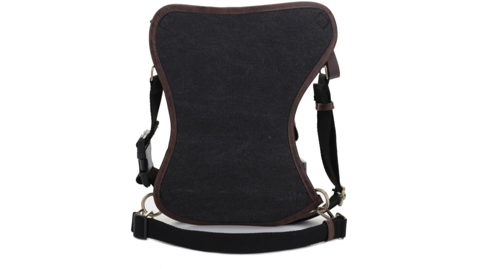 Jessie &amp; James Cougar Canvas Concealed Carry Waist and Leg Bag, Black, SMC52104R1 BK