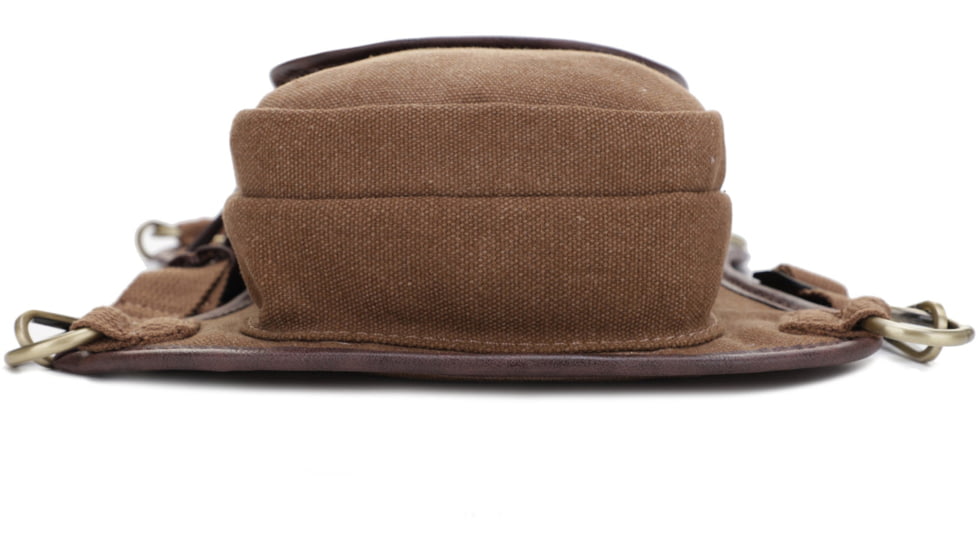 Jessie &amp; James Cougar Canvas Concealed Carry Waist and Leg Bag, Brown, SMC52104R1 BR
