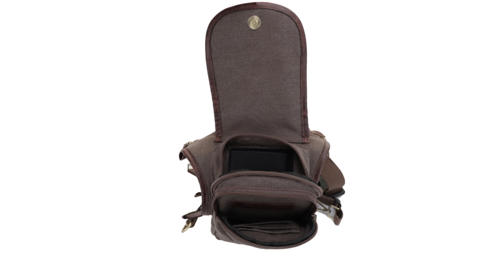 Jessie &amp; James Cougar Canvas Concealed Carry Waist and Leg Bag, Gray, SMC52104R1 GY