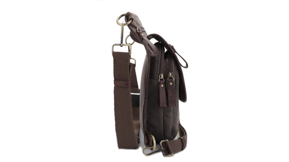 Jessie &amp; James Cougar Canvas Concealed Carry Waist and Leg Bag, Gray, SMC52104R1 GY