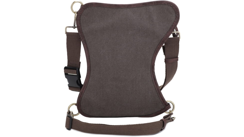 Jessie &amp; James Cougar Canvas Concealed Carry Waist and Leg Bag, Gray, SMC52104R1 GY