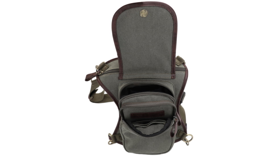 Jessie &amp; James Cougar Canvas Concealed Carry Waist and Leg Bag, Olive, SMC52104R1 OL