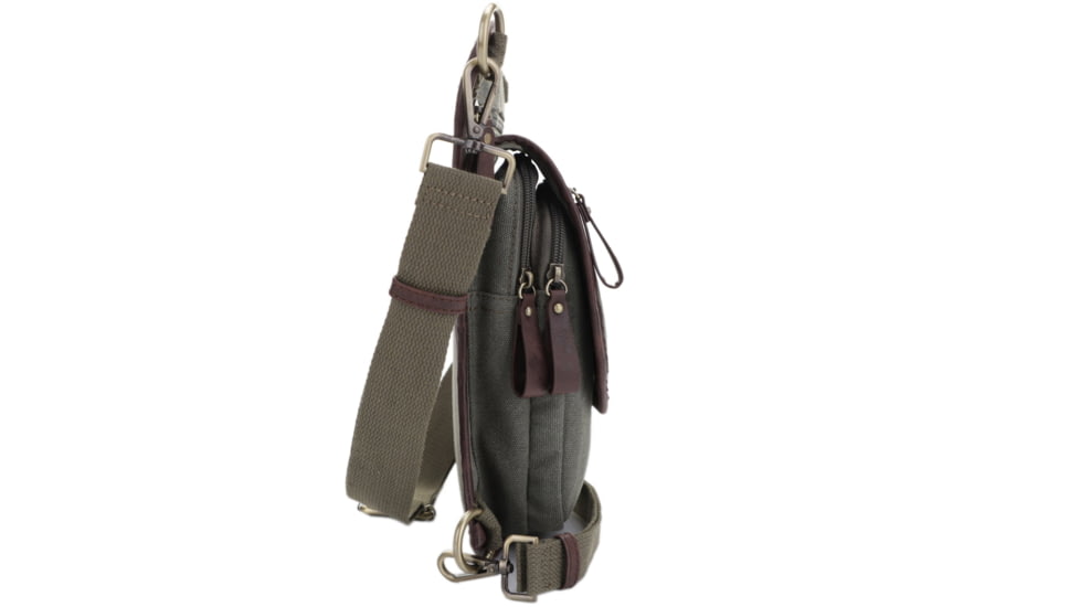 Jessie &amp; James Cougar Canvas Concealed Carry Waist and Leg Bag, Olive, SMC52104R1 OL