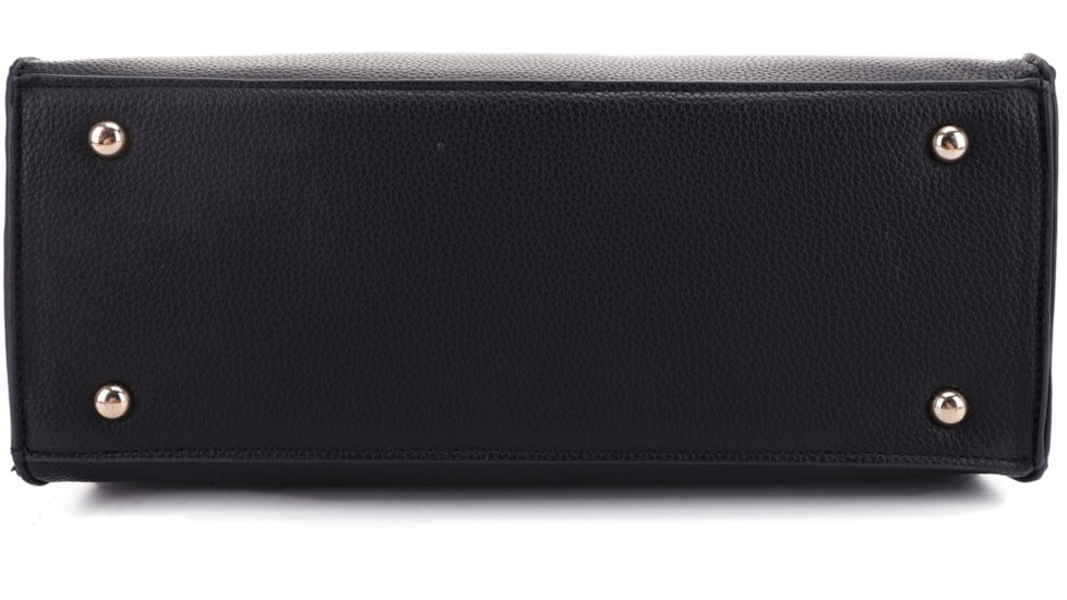 Jessie &amp; James Evelyn Concealed Carry Satchel Handbag, Black, SMC1309LK BK