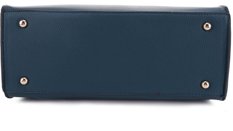 Jessie &amp; James Evelyn Concealed Carry Satchel Handbag, Teal, SMC1309LK TL