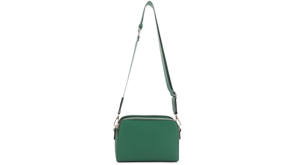 Jessie &amp; James Suzie Compact Concealed Carry Crossbody Bag, Kelly Green, SMC95832AZ KGN