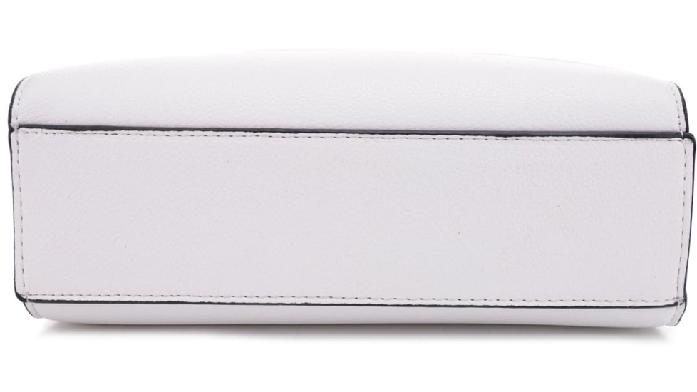 Jessie &amp; James Suzie Compact Concealed Carry Crossbody Bag, White, SMC95832AZ WT