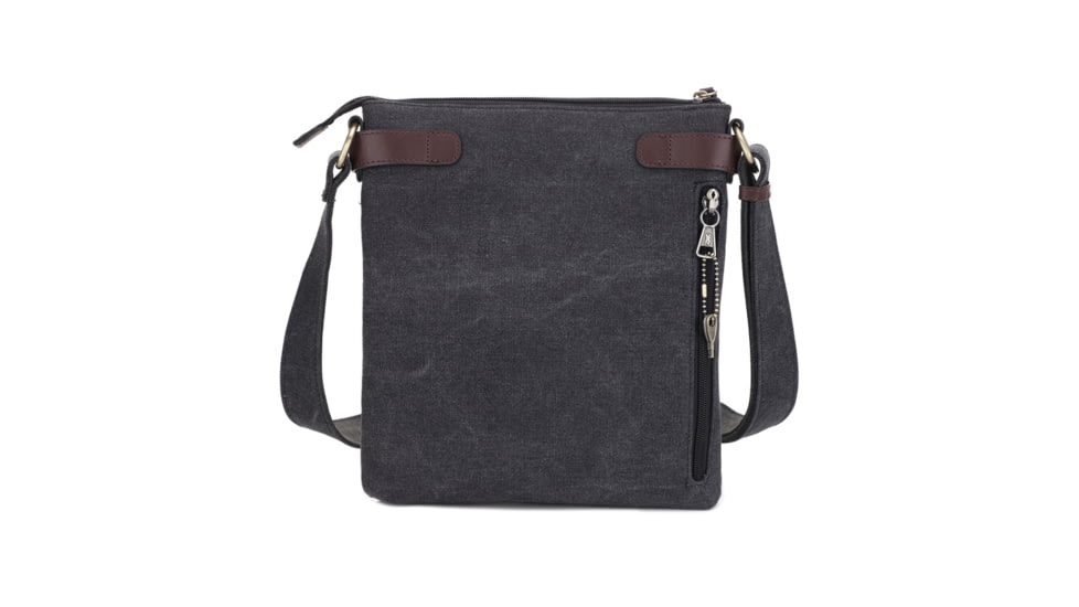 Jessie &amp; James Bailey CCW Canvas Crossbody Bag, Black, SMC98535L BK
