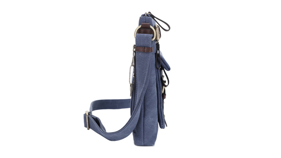 Jessie &amp; James Bailey CCW Canvas Crossbody Bag, Blue, SMC98535L BL